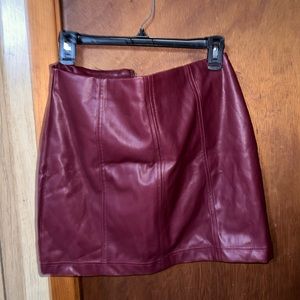Beautiful leather skirt got from TJ Maxx
